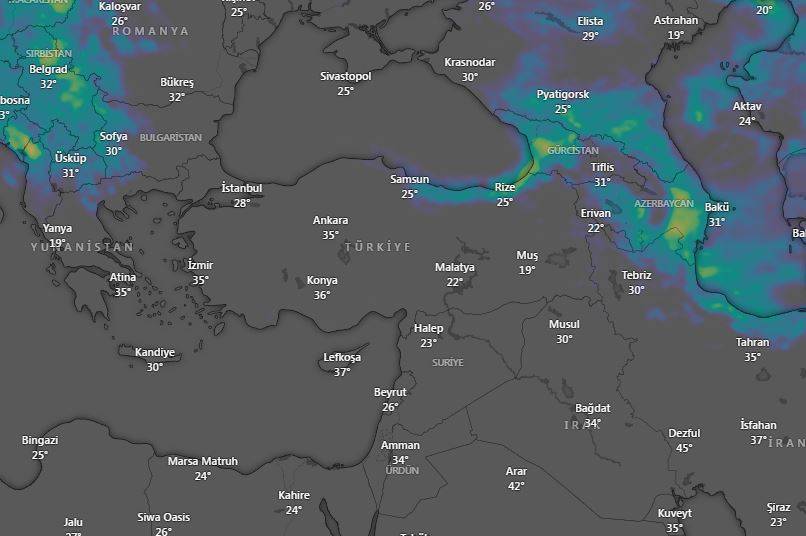 Çok kuvvetli yağış geliyor! Meteoroloji 5 il için yeni uyarı yaptı 14